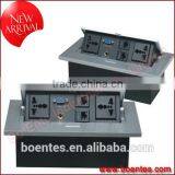 Conference Socket for Desktop Pop Up Power Outlet Box With USB Power Charging thumbnail-4