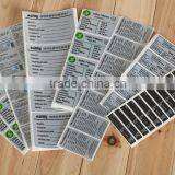 Snack Food Packaging Paper Adhesive Stickers