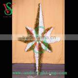Beautiful Eight Star Garland Motif LED Light Party Decoration