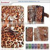 Leopard Leather Wallet Phone Case Cover for Huawei p Honor Holly Enjoy 2 3 5 7 8 9 s Plus