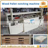 Automatic Double Head Wooden Pallets Notcher / Wood Grooving / Pallet Making Machine