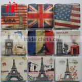 Compact Mirror Square Shaped Pu Leather Foldable Mirror