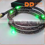 New Model Shoelace LED Charging Cable OEM 2 in 1 Usb Cable thumbnail-1