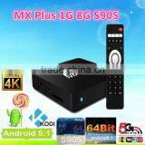 New arrival ! android 5.1 mx plus tv box amlogic s905 mx plus smart tv box