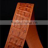 Genuine Crocodile Leather Belts for Men Classsic Buckle Belt Brown thumbnail-5