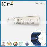 Fancy Custom Logo Curved Metal Zipper Ends Puller For Bag Accessories thumbnail-3