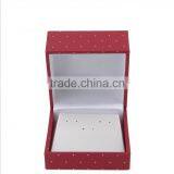 Chinese Factories Wholesale Custom Plastic Jewelry Box, Deep Red Fashion Beautiful Gift Box thumbnail-3