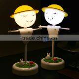 3D Scarecrow Kid's Night Light With Power Bank USB Rechargeable LED Table Lamp thumbnail-4