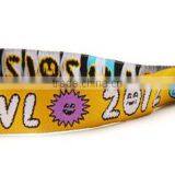 One Time Use RFID F08 Woven Fabric Wristband / Bracelet thumbnail-1