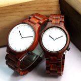 2017 Wood Watch Shenzhen Wooden Factory Red Sandal Wood Watches thumbnail-3