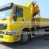 HOWO Sinotruk New 10 Wheels Truck 8T Mounted Crane thumbnail-2