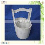 Wholesale Handmade Gardening Shabby Finished Decorative Pine Wooden Bucket thumbnail-2