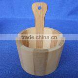 Small Wood Buckets Antique Wood Bucket Wooden Bucket for Art thumbnail-5