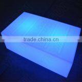 LED Furniture Hot Sale Remote Control Illuminated Portable High Tables and Bar Stools for Garden thumbnail-2