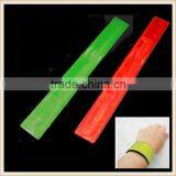 4 Slap Bracelets LED Lit Glow in Dark Light Up Kids Safety Reflective Band Fun thumbnail-5