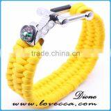 Wholesale Paracord Survival Bracelet With Bottle Opener/Compass/Scraper thumbnail-2