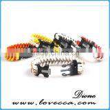New Fashion Military 7 Strands Cheap Paracord Survival Bracelet for Outdoor Sport thumbnail-3