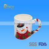 Wholesale Bulk Ceramic Material Pumpkin Shaped Mug thumbnail-1