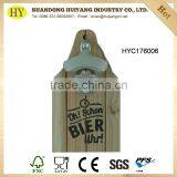 Wall Mounted Beer Bottle Opener on Wood Board thumbnail-4