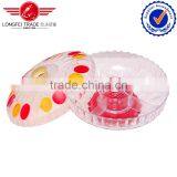 2014 best products colorful Nice looking glassware crystal clear glass candy bowl for candy fruit