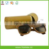 Handmade Fashion Wooden Sunglasses with Glasses Case/Homex_FSC/BSCI Factory