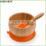 Colorful Round Baby Bowl, Spoon Bowl Cup Bamboo Eco-Friendly Baby Dinner Set/Homex_Factory