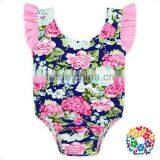 NewbornBaby Fashion Summer Jumpsuit Clothing Cute Animal Fox Printing Ruffle Lace Romper thumbnail-5