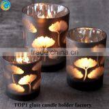 Classic Frosted Glass Tealight Candle Holder 9cm thumbnail-4