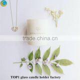 Glass Candle in Colored Jar Wit Lid