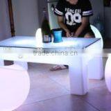 UV-resistant Glowing Illuminated Rechargeable Interactive LED Table DJ Party LED Lounge Furniture Table thumbnail-2