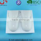 White Ceramic Rope Hanging Planter Set With 4 Flower Pots Plant Containers thumbnail-1