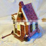 Small Snow Cottage Heritage Village, Table Decor Small Village thumbnail-3