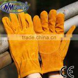 NMSAFETY Safety Work Cow Split Leather Car Driving Gloves thumbnail-1