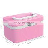 Professional Girly Plastic Makeup Box Beauty Cosmetic Box (Pink) thumbnail-4