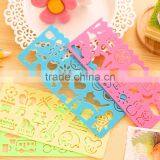 China Hot Wholesale Cheap Plastic Painting Stencil Ruler for Sale thumbnail-2