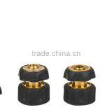 1/2" Brass Hose Nozzle Set for Garden Watering With Watering Gun and Hose Connector