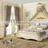 white color wood European design bedroom furniture