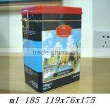 Tin Tea Box With Metal Clip thumbnail-1