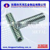 Various forms of conical compression springs