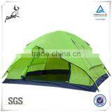 Two Door Fiberglass Poles Polyester Fabric Camping Tent for Family thumbnail-4