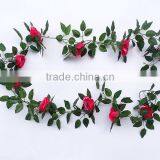 16 Flower Heads Artificial Rose Flower Garland for Wedding thumbnail-6