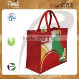 PP Laminated Jute Tote Bag With Padded Rope Handle With Three Color Front & Back Print thumbnail-1