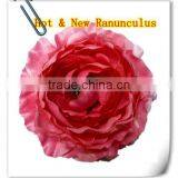 Pink 3" 4" Ranunculus Silk Flower Ruffles Rannie Flower