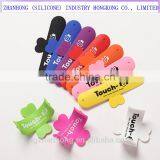 Custom Color Printing Silicone Mobile Phone Stand thumbnail-1