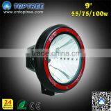 9" Xenon Off Road HID Driving Light, 75w 100w HID Driving Light