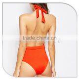 70s Plunge Halter One Piece Swimsuit thumbnail-4