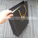 Good selling durable hot stamping shopping paper bag with your own logo