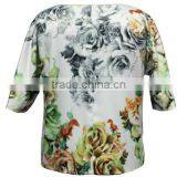New Fashion Design Western Style Printed Ladies Designer Skirt Suits thumbnail-4