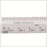 Kearing Brand Transparent Plastic Scale Ruler, 1/4&1/5 Ruler With Scale, Plastic Straight Ruler #8503 thumbnail-4