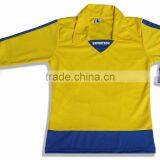 Custom Design Yellow & Blue Sports Jersey thumbnail-1